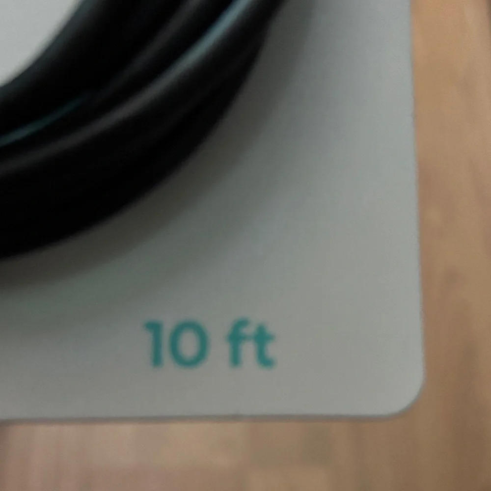Deal Worthy Black USB-A to USB-C Charging Cable NIN